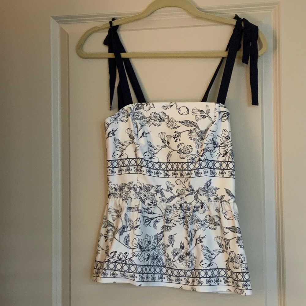 Giani Bernini Black and White Floral Camisole